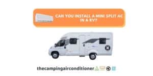 Can you install a mini split AC in a RV