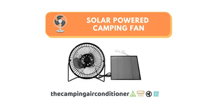 best solar powered camping fan