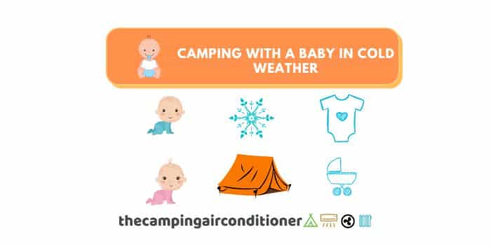 camping with a baby in hot weather