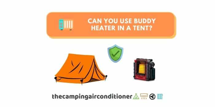 can you use buddy heater in a tent