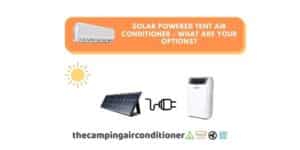 solar powered tent air conditioner